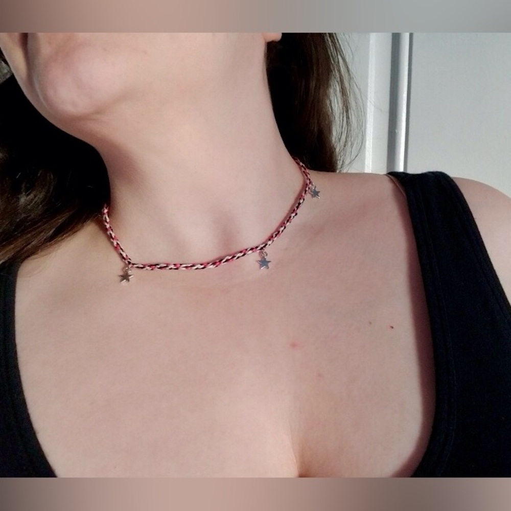 Twisted Star Charm Necklace